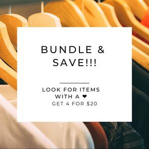 ❤️BUNDLE & SAVE! 4 for $20 items with a ❤️